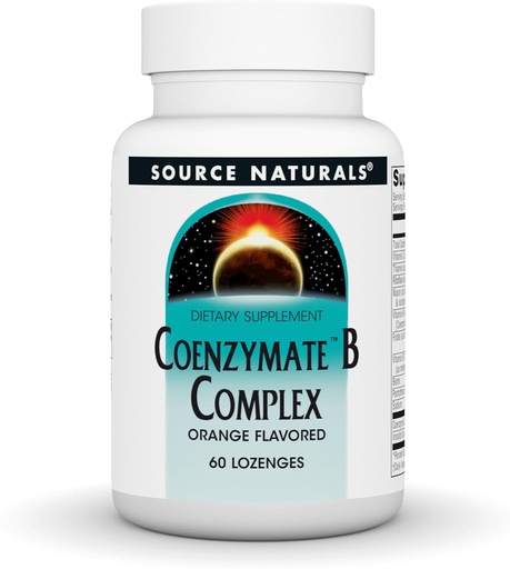 [BRSWIGT6BEBQIDQ3] Coenzymated B Complex Sublingual Orange Source Naturals, Inc. 60 Lozenge