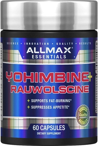 [BRSWIFYZBB5QODL2] Yohimbine + Rauwolscine, 60 Capules, AllMAX