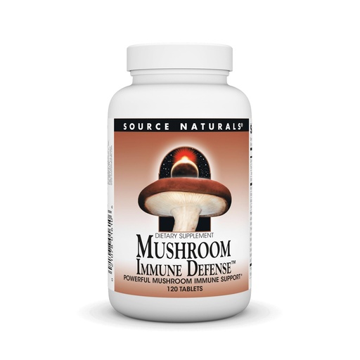 [BRSWIYTYCUBGYC3E] Source Naturals Mushroom Immune Defense, 120 Tablets