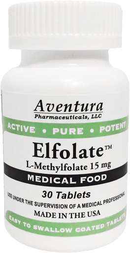 [BRSWGFA6OQOWMAD5] ELFOLATE® 15mg L-Methylfolate 메틸 Folate 메틸 Folate 의학 음식 보충교재 직업적인 힘 활동적인 순수한 유력한 30 정제