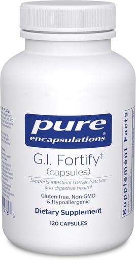 [BRSWIEY6AF4GE2DU] Pure E encapsulat G. I. Fortify (Capules) supports G.I. Funció, Motility i Detoxification 120 Capules