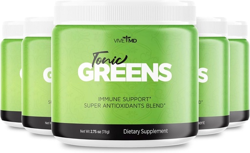 [BRSROAL3C57QOEQV] Tonic Greens Vitamin Boost Supplement Official Formula - Natural Green Blend Energy Supplement Extra Strength with BCAA, L-Glutamine, Vitamin B6, Revolutionary Energy Fix Solution Reviews (5 Pack)