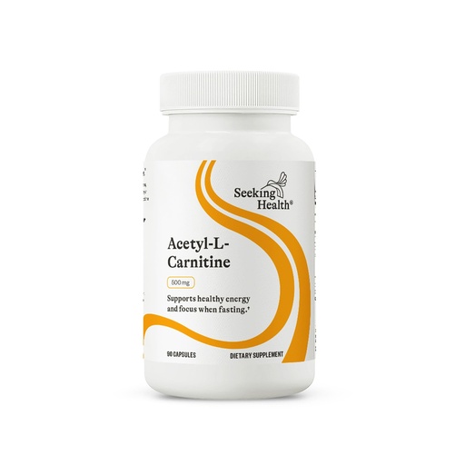 [BRSWKFLQOV6QAGA5] Seeking Health Acetyl-L-Carnitine - Acetyl-L-Carnitine Supplement - Supports Energy, Healthy Fat Metabolism, & Memory Health - 500 mg, 90 Capsules