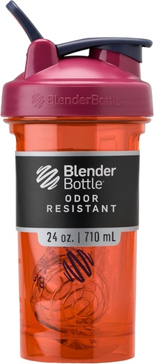 [BRSROHABO4AQOHQZ] BlenderBottle Shaker Bottle Pro Series Perfect for Protein Shakes and Pre Workout, 24-Ounce, Coral