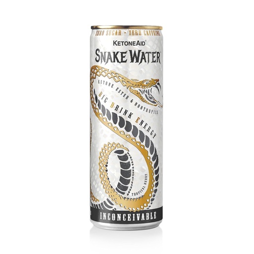 [BRSRMAL6O4NAIF3U] KetoneAid SnakeWater Energy Drink 2023 Version | Ketone Ester plus Nootropics to Cure Losing | 12 Oz Can