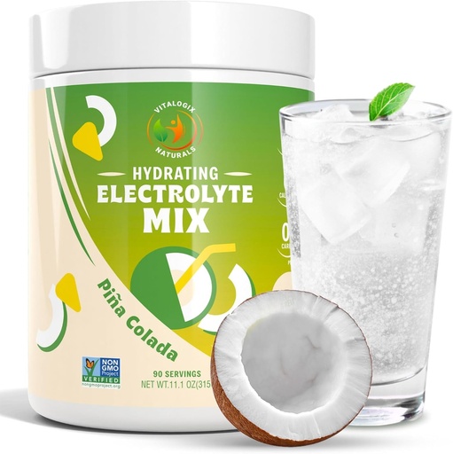 [BRSWGCAYAUBG2HLB] Electrolyte Powder – Sugar-Free Hydration Mix with Magnesium, Potassium, Calcium & Sodium | Zero Carb Electrolyte Drink for Muscle Recovery, Cramp Relief & Energy | 90 Servings