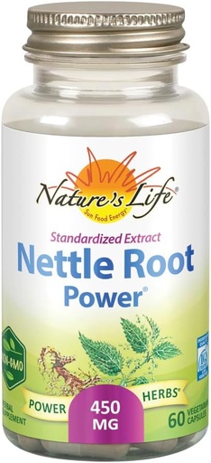 [BRSWIYT3O4GWI3TC] ZAND Nature 's Life Nethertle Root Power 450mg Žolinių papildas ® 124; Prostate & Šlapimo Tract Health Formulės Vyrams ® 124; Ne GMO & Lab Patikrinta 124; 60 Veg Caps