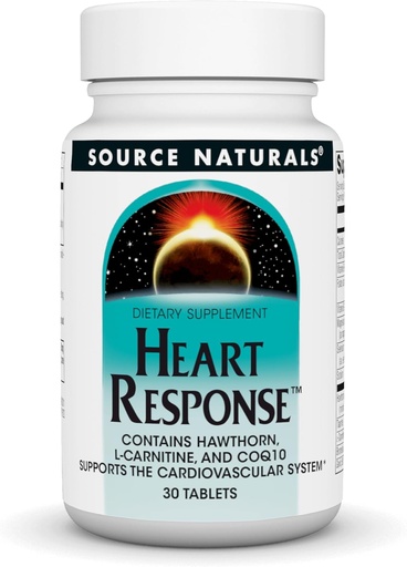 [BRSWIY3YON4WAFTY] SOURCE NATURALS Heart Response Tablet, 30 Count