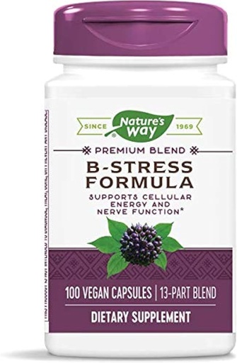 [BRSWIYILOR7AG2AZ] Natures Way B-Stress Formula 100vegcp (Pack of 2)