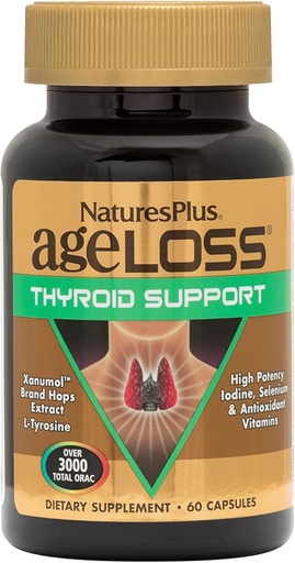 [BRSWIFDQBINWO2TG] NATURES PLUS Thyroid Ageloss, 60 CT