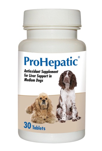 [BRSWG2QPCMFQGCLK] Prohepatic Liver Support Supplement for Medium Large Dogs (30 Tablets)