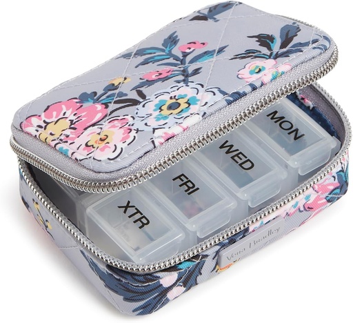 [BRSROAYODF6QA33L] Vera Bradley Performance Twill Travel Pill 주최자, 파리 부케, 하나의 크기
