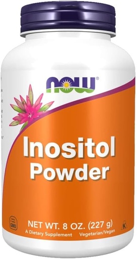 [BRSWIYAFB4NA4E3C] Inositol Pó - 8 onças (227 gramas) por NOW