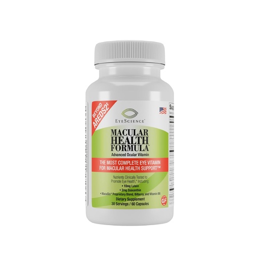 [BRSWIYD4DIOWEDDC] EyeScience – Macular Health Formula – Capsules – Complete Nutritional Supplement for Eye Health - Contains Lutein, Zeaxanthin, Vitamin C, D, E & B6 (60 Count (Pack of 1))