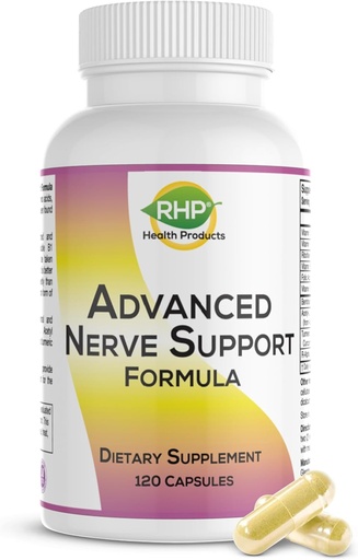 [BRSWGFL6BEPQOGTP] Gelişmiş Nerve Support Formula. Peripheral Neuropati, Sağlıklı Nerve Onarım ve Fonksiyonlar için Alfa Lipoic Asit ile Tamamlanır. En Güçlü Formula, 120 Capsules