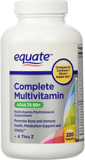 [BRSWIYYZB4CQ4HIZ] Equate Mature Adulti 50+ Multivitamin 220 c