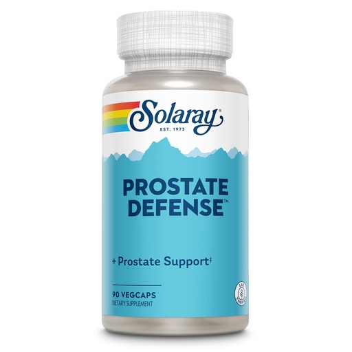 [BRSWIYTYCUPRAA3C] SOLARAY Prostate Defense - Prostate Health Supplements - Men's Wellness Support with Saw Palmetto, Zinc, Nettle, Pumpkin Seed Extract, Green Tea, Licorice - 60-Day Guarantee, 30 Servings, 90 VegCaps