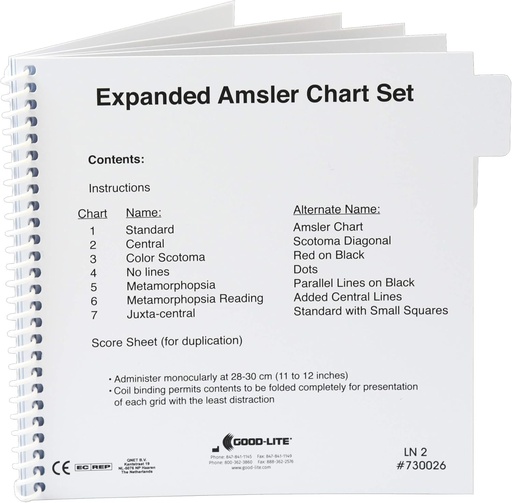 [BRSWGBACA4HQEELA] Amsler Grid Chart Set, Expanded