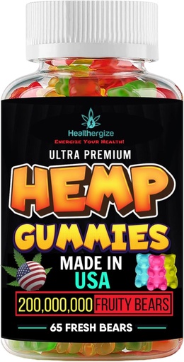 [BRSRMBIBOQCW2G3P] Hemp Gummies-Premium Natural Hemp Oil Gummy Bears-Promote Sleep and Rest, Peace and Relaxation-Made in USA