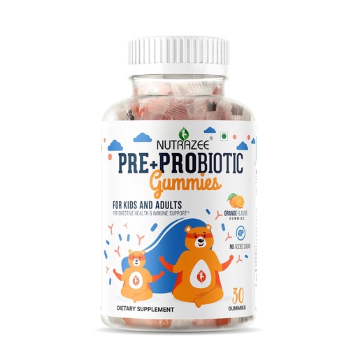 [BRSRMAIHBMHQMHL4] Probiyotik Gummies with 2 Milyar CFU, Prebiyotik Fiber Supplement for Kids, Men & Women, Klinik olarak Digestion, Easy Bowel Movement & Immunity, 30 Gummy Bears