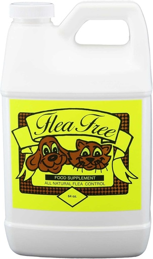 [BRSWKHYRDIDQYFL7] Flea-Free Pure Organic Food Supplement və Natural Pet Products , 64 Ounce