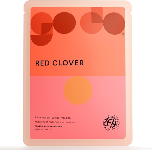 [BRSRMBQTBMDQGDY7] Fitness Health Red Clover Extract 1000MG Tablet - Menopause and Hormonal Health Support - High Strength Isoflavone - Cardiovascular Health - Promote Skin and Hair Health - (120 Tablets)