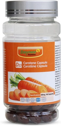 [BRSROAQQOVYBGALG] IAHIYO Carotene Soft Capsule, 500mmg Beta Carotene suplementari, implementació de la pell i els ulls, 100 comte