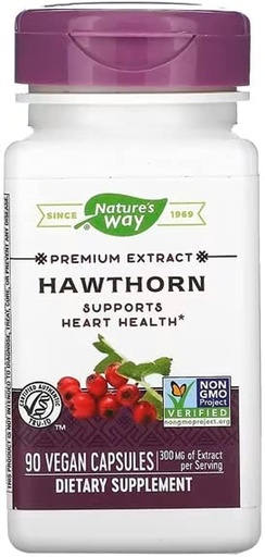 [BRSWIYQ6CAGQY2D6] Nature's Way Hawthorn Berries, 90 Capsules (Pack of 2)