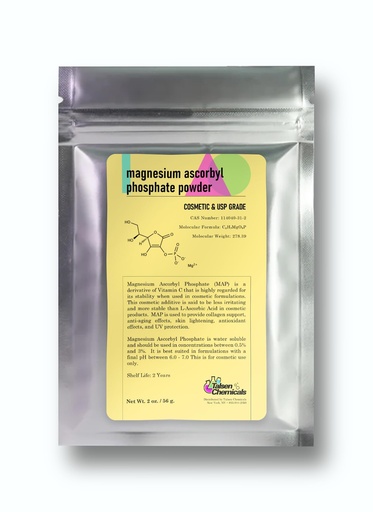 [BRSRMFI2BNYGOCIZ] Magnesium Ascorbyl Phosphate Powder, Magnesium Ascorbyl Phosphate Stable Vitamin C, Magnesium Ascorbyl Phosphate MAP Powder for DIY Skincare Products (2 Ounce / 56 Grams)