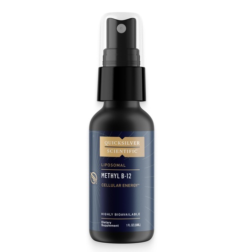 [BRSWGZTYC4IAKGTJ] Quicksilver Scientific Methyl B12-1000mcg Vitamin B12 as Methylcobalamin - with Nano Technology for Superior Absorption - Supportive Energy Supplement (30ml / 90 Servings)