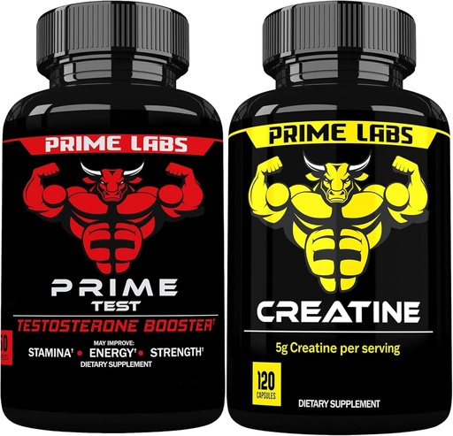 [BRSRAFI7CEJQKAD6] Prime Labs Prime Test + Creatine Capsules