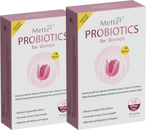 [BRSRAHAPBNYAOALU] Vaginal Probiotics for Women pH Balance with Lactobacillus Probiotic & Cranberry, White Pomegranate, Women's Vaginal Health Supplement, Healthy Vaginal Odor & Vaginal Flora, 30Ct (Pack of 2)