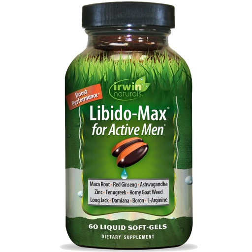 [BRSWYGI6BB6GKYLG] Irwin Naturals Libido-Max for Active Men 60 Softgels