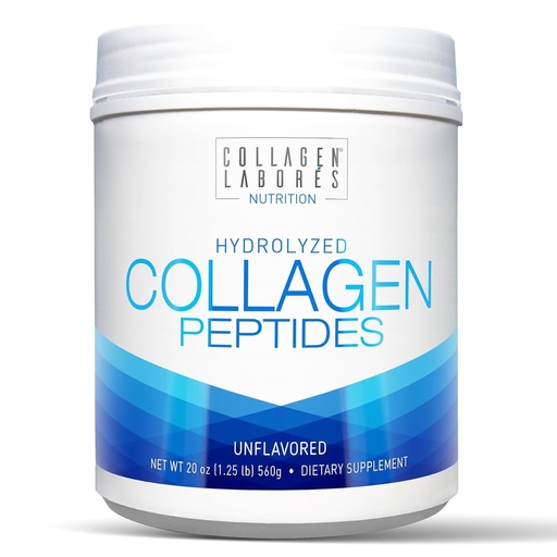[BRSWGEI5PJ6GOHYU] Pure Hydrolyzed Collagen Peptides (20 oz) – Unflavored Collagen Powder – Grass-Fed, Pasture-Raised – Non-GMO, Gluten-Free – Keto & Paleo Friendly – GMP Certified – Easy to Mix
