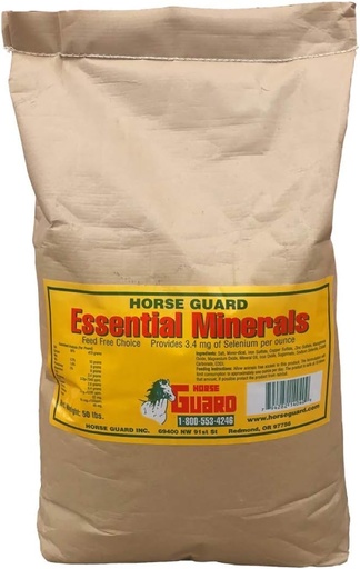 [BRSWGEILOEGR4CL7] Essential Minerals 50 lb, Free Choice Mineral Supplement with Selenium, Vitamins & Minerals