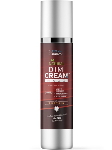 [BRSRMZICBEFAA2TX] BIOLABS PRO Estrogen Blocker - Natural DIM Cream - Metabolize Excess Estrogen - Diindolylmethane Hormone Balance Support Topical DIM Supplement for Men Or Women - 3.6oz