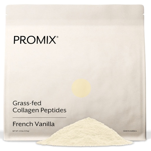 [BRSWGFI7BUIAMHQ4] ProMix Nutrition Hydrolyzed Collagen Peptides Protein - Type 1 & 3 Grass Fed Collagen, Organic Coconut Sugar, Vanilla - 2.5 Pound (Pack of 1)
