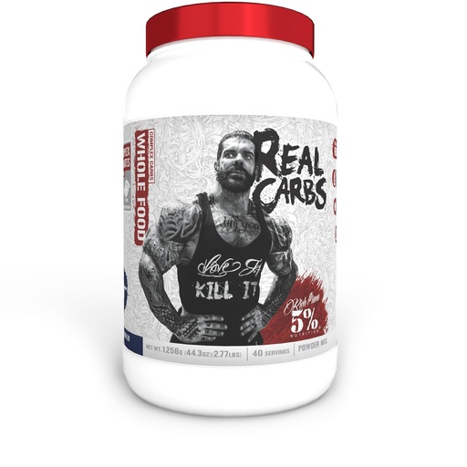 [BRSW2FA7BYMREHLK] 5% Nutrition Rich Piana Real Carbs with Real Food Complex Carb Powder, Long-Lasting Low Glycemic Energy for Pre-Workout/Post-Workout Recovery Meal, 2.8 lb, 40 Servings (Blueberry Cobbler)