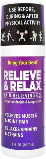 [BRSROYI3C4NBMCL5] Reliéve & Relax Pain Relief Roll On - Extra sila, Rýchla akcia, Mess-free Topická analgézia - Soothe Sore Muscle & Joint, Back, Koleno, Noha, Ručná bolesť Relief - HSA/FSA oprávnené - 3 Fl. Oz, 1-Pack