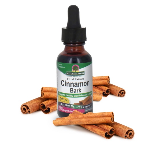 [BRSWIYQKAUCBQAD4] Nature's Answer Cinnamon Bark, 1-Fluid Ounce