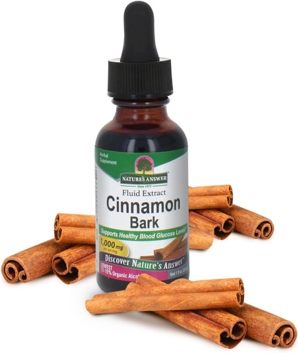 [BRSWIYQKAUCBQAD4] Nature's Answer Cinnamon Bark, 1-Fluid Ounce