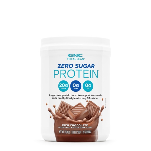 [BRSRMCA5OUHRMD3D] GNC Total Lean Zero Sugar Protein - Rich Chocolate (20 Servings)