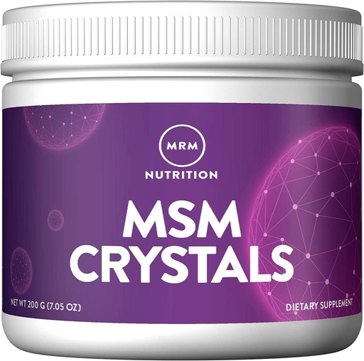[BRSWIYQCOR7QC3DA] MRM Nutrition MSM Kristalai ® 124; Pure Bioavailable sieros milteliai bendrai sveikatai, plaukams, odai ir nagų palaikymui ® 124; Vegan Krištolas Priedas ® 124; 200 Servings