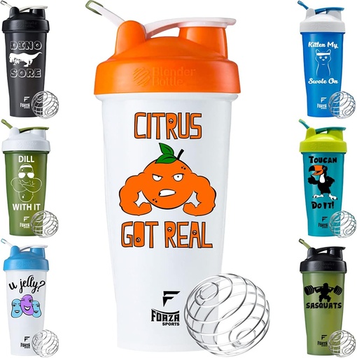 [BRSW2ZY7OV5BU2DP] Forza Sports Blender Bottle x Classic 28 oz. Shaker - Citrus Got Real
