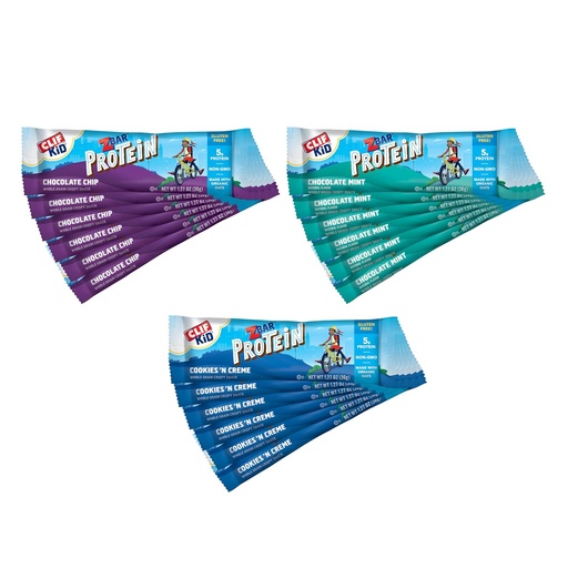 [BRSW2YAHAADWE3I6] Zbar Protein - Chocolate Chip, Chocolate Mint, and Cookies 'n Creme - Variety Pack - Crispy Snack Bars - Made with Organic Oats - Non-GMO - 5g Protein - Gluten Free Protein Bars (18 Pack)