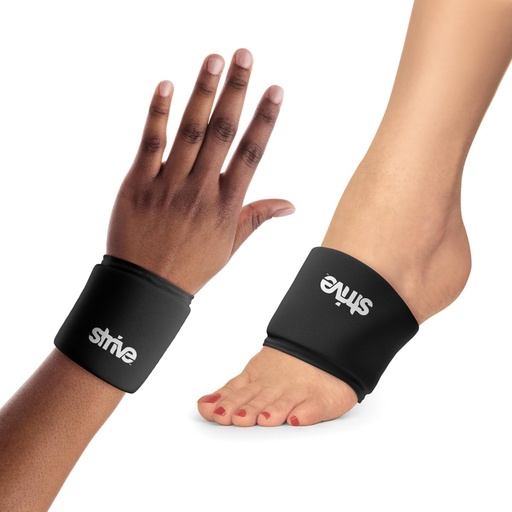 [BRSROHT4OYBWAH3F] Strive Wrist or Foot Ice Pack Wrap, Hot & Cold Therapy, Pain Relief Gel Konpresioa, 360 gradu Artritis erreumatoidearen estaldura, Tendinitisa, Karpal tunelaren mina, lesioak, Swelling, Bruises (2-Pack)