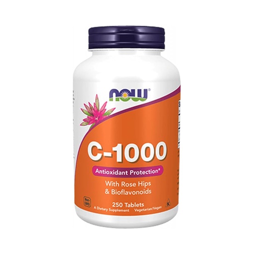 [BRSWIY3QB4PRYCYZ] Now Foods Vitamin C-1000 with Rose Hips and Bioflavonoids, 250 Tablets