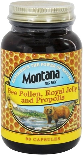 [BRSWIE33AYJQYCA5] Montana Bee Pollen Royal Jelly and Propolis - 90 Capsules
