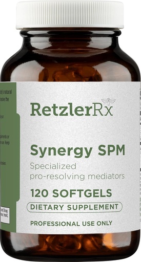 [BRSRAGL7OZ4BY2TO] Specialized Pro Resolving Mediators - Synergy SPM by RetzlerRx® - SPM's for Joint Comfort, Tissue Health & Minor Discomfort Relief* - Non-GMO - Gluten Free - 120 Softgels