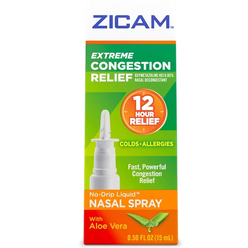 [BRSWIYTZORYGYGT2] Zicam Extreme Congestion Relief Nasal Spray, Aloe Vera, 0.50 Fl Oz